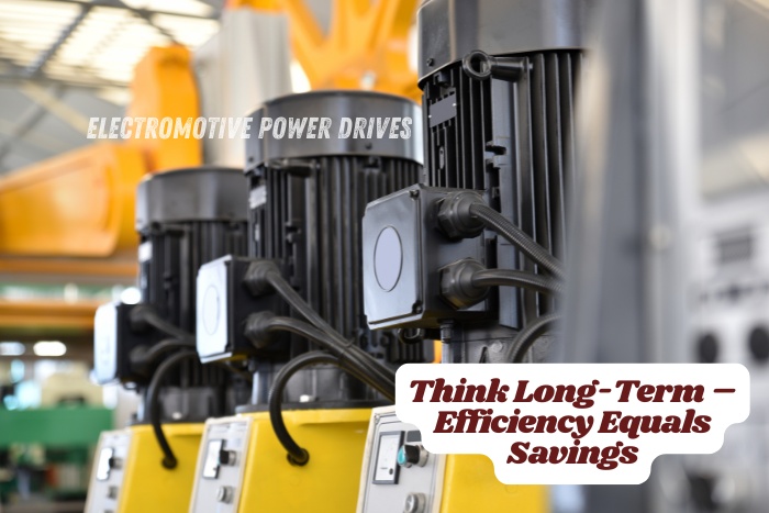 long-term energy efficiency and cost savings in factory operations by EMP DRIVE in Coimbatore
