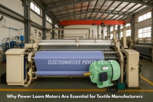 Power Loom Motors by EMP DRIVE in Coimbatore – high-performance motors designed for textile manufacturers