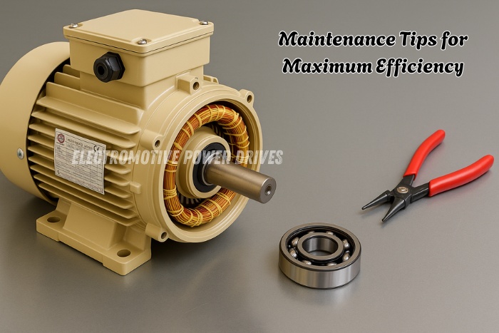 EMP DRIVE in Coimbatore – Showing motor winding and bearing inspection for maximum efficiency, long life, and reliable industrial performance