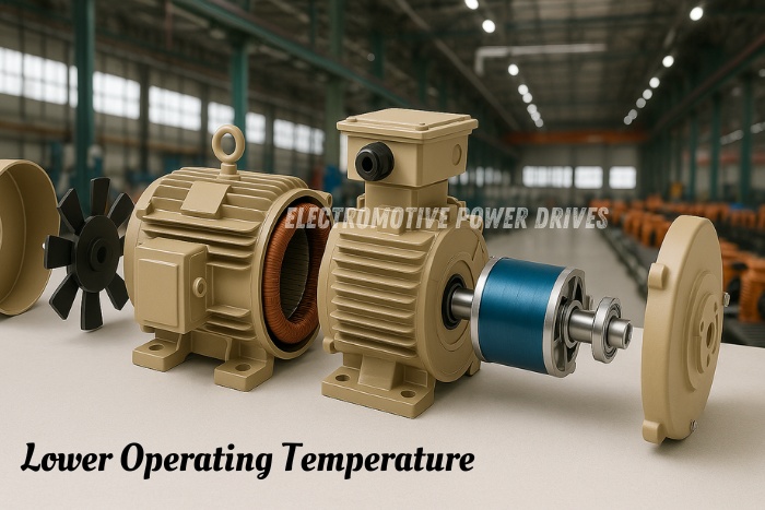Engineered for lower operating temperature industrial performance for manufacturing and factory applications by EMP DRIVE in Coimbatore