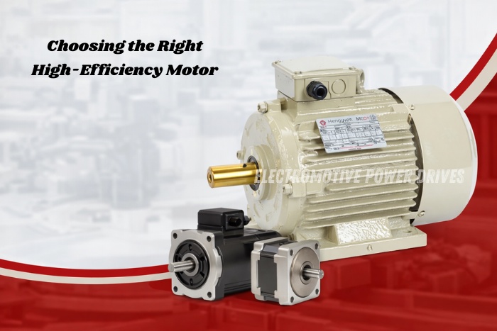 EMP Drive, Coimbatore, displayed with precision drive components, ideal for choosing the right energy-saving motor