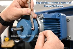 Brake motor maintenance and fitting process by Electromotive Power Drives, Coimbatore, ideal for cranes, conveyors, and heavy industrial applications