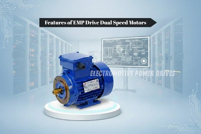 EMP Drive Dual Speed Motor manufactured in Coimbatore for advanced industrial applications requiring multiple speed operations