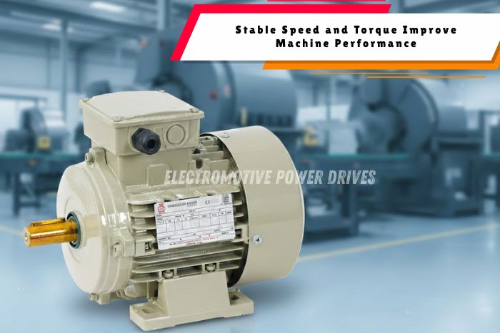 Electromotive Power Drives, Coimbatore, delivering stable speed and torque for improved machine performance in manufacturing plants