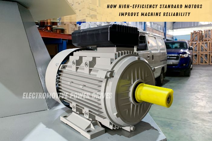 Industrial electric motor by Electromotive Power Drives, Coimbatore, designed to improve machine reliability and long-term performance