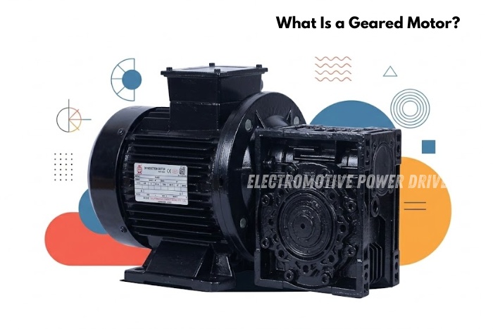 Geared motor manufactured by EMP Drive Coimbatore designed for industrial power transmission and speed control applications