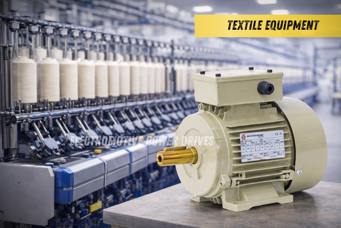 Reliable single phase motors in India from EMP Drive Coimbatore ideal for textile industries and small-scale production units