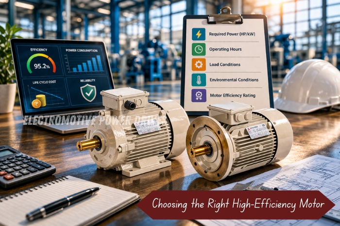 Reliable high-efficiency motors in India from EMP Drive Coimbatore helping businesses choose the right motor solution